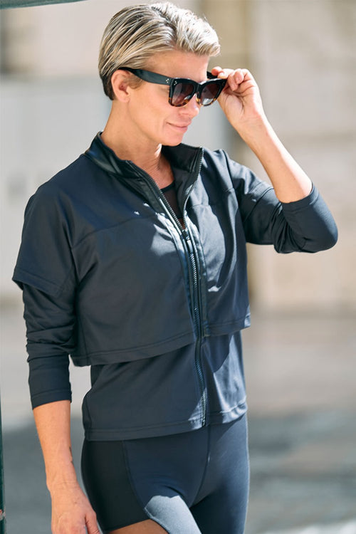 Edge Trainingsjacke Schwarz